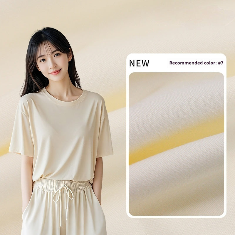 230GSM 40s LA treatment Lenzing Modal Cotton Interlock