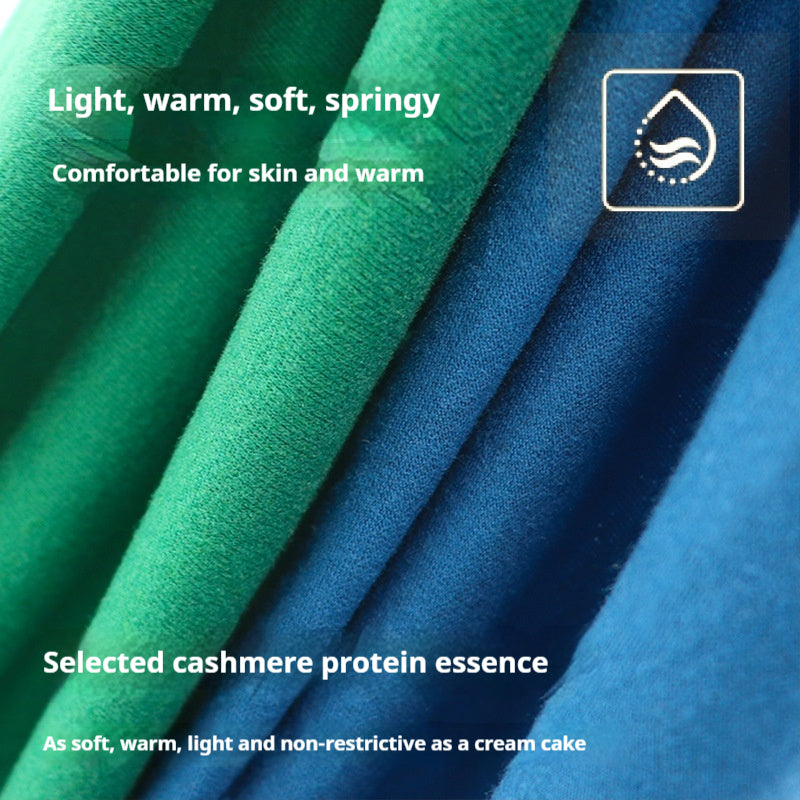220g Modal-Wool Blend Knit Fabric with Cashmere Protein – Soft, Warm & Brushed Finish